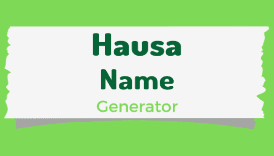 meaning of user name in hausa