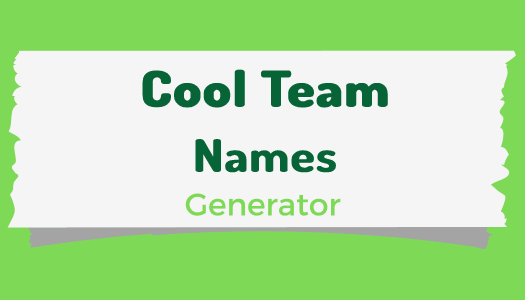 Cool Team Name Generator
