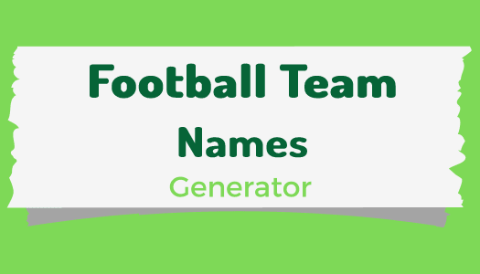 Football Team Name Generator